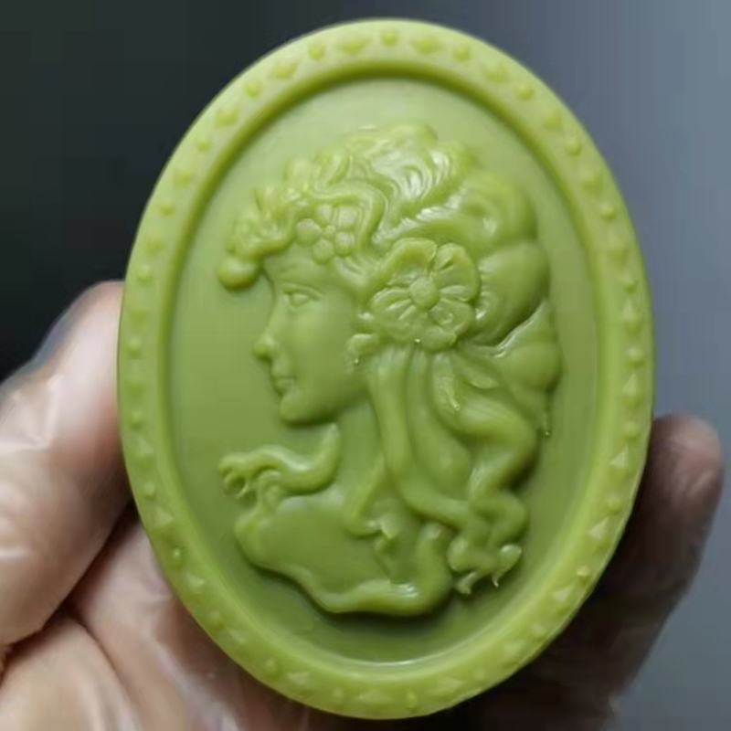 Candle. Queen - Queen สบู่แม่พิมพ์สําหรับทําสบู่ซิลิโคน DIY รูปไข่ Queen สบู่แม่พิมพ์เทียนหอม
