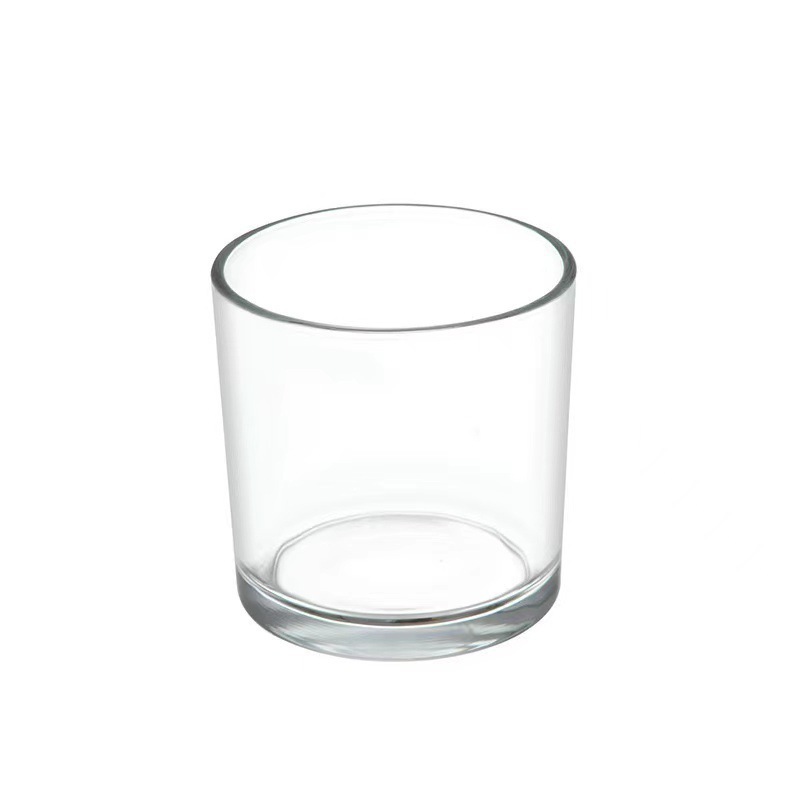 Candle Supplies Glass Jars - ที่ใส่เทียนแก้วใสคุณภาพพรีเมียม สำหรับงาน DIY โหลอโรม่าเธอราพี ของตกแต่งบ้านสุดโรแมนติก อุปกรณ์งานฝีมือที่จำเป็น