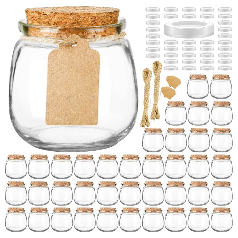 Candle Supplies Glass Jars - ขวดเทียนเปล่าขนาด 200 มล. สำหรับทำ, แก้วขนาดเล็ก 7