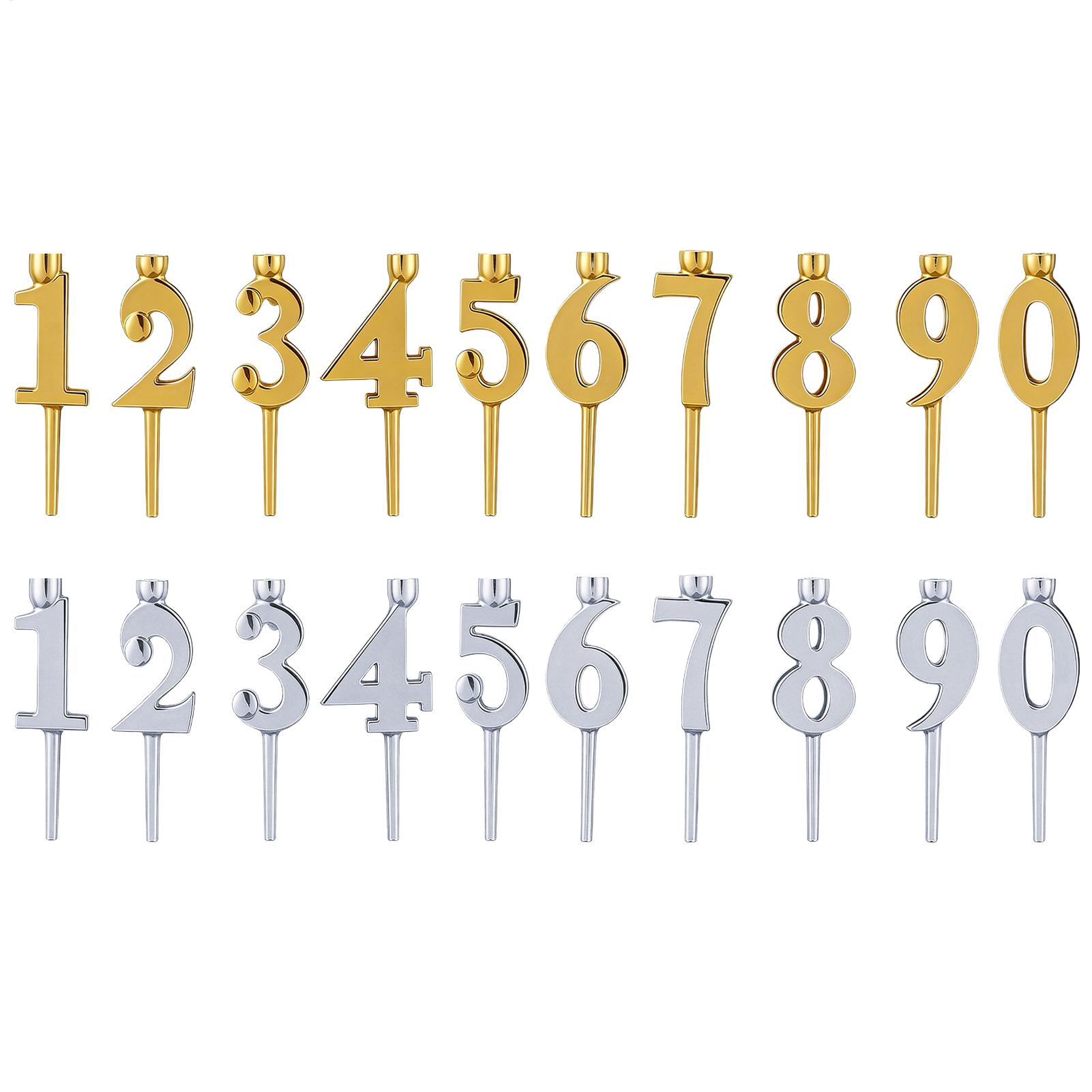 เทียนเลข 0-9 สำหรับตกแต่งงานปา - Candle. Queen บทวิจารณ์และราคา