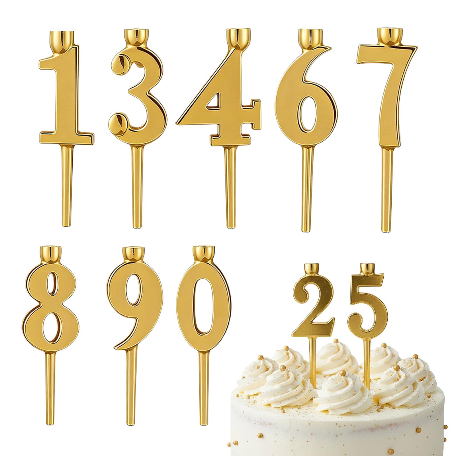 เทียนเลข 0-9 สำหรับตกแต่งงานปา - Candle. Queen บทวิจารณ์และราคา