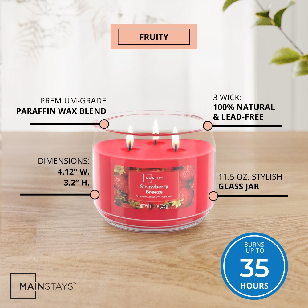 เทียนหอมกลิ่นสตรอว์เบอร์รีในขว - Candle Supplies Glass Jars บทวิจารณ์และราคา