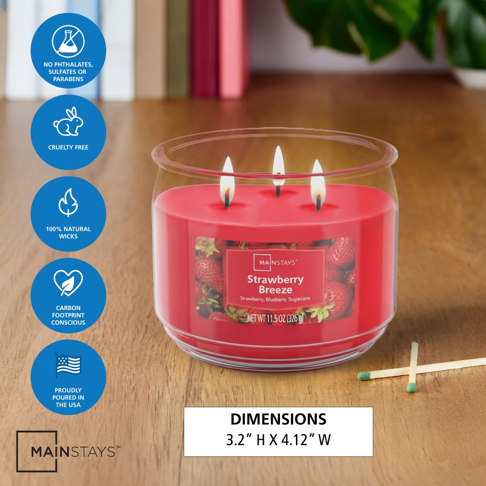 เทียนหอมกลิ่นสตรอว์เบอร์รีในขว - Candle Supplies Glass Jars บทวิจารณ์และราคา