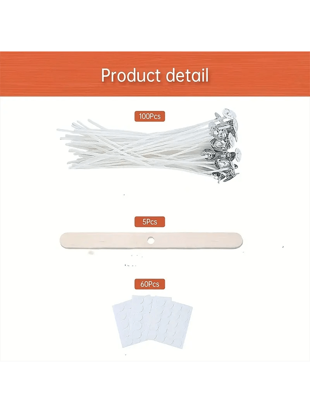 100 ชิ้นผ้าฝ้ายเทียน 15 เซนติเ - Cotton Wick 6 Inch บทวิจารณ์และราคา