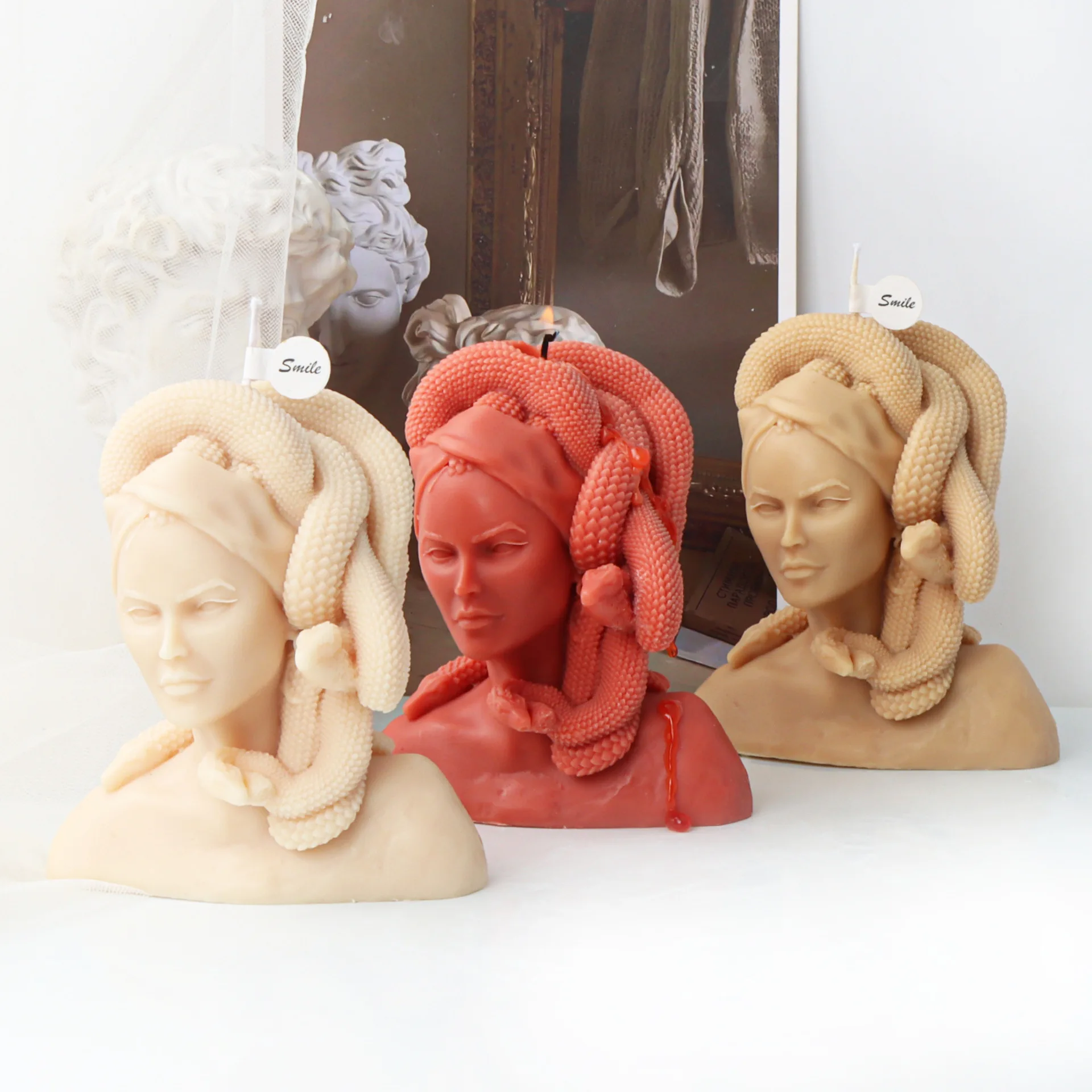 DIY ครึ่ง Body Skull HEAD Quee - Candle. Queen บทวิจารณ์และราคา