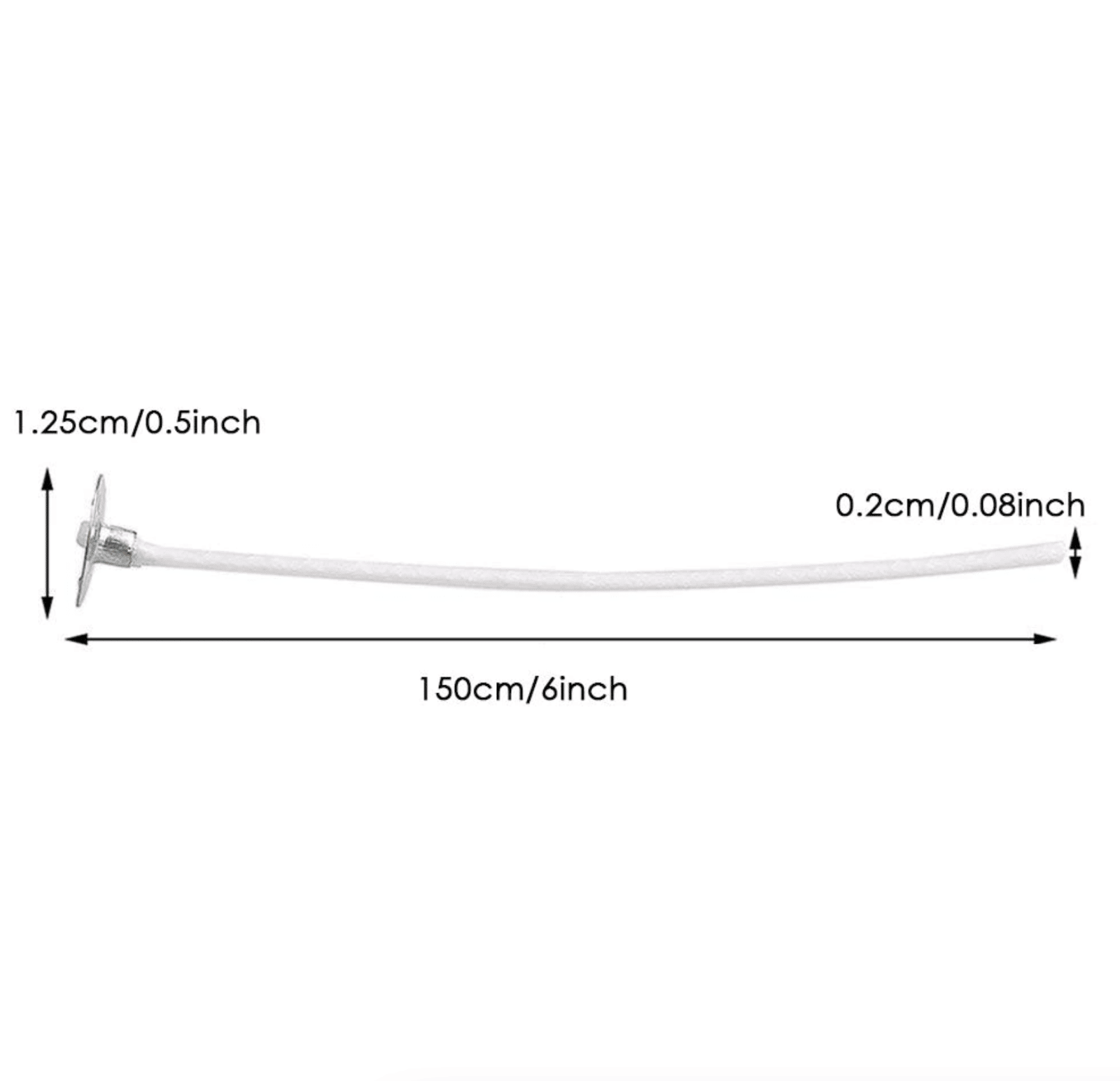 ไส้เทียนขนาด 6 นิ้ว ทำจากฝ้าย  - Cotton Wick 6 Inch บทวิจารณ์และราคา