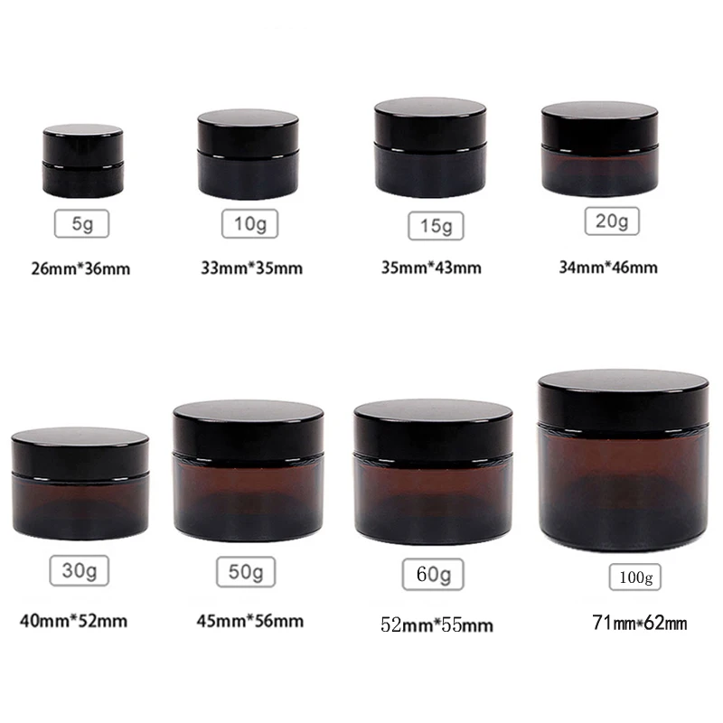 ขวดแก้วสีเหลืองอำพันขนาด 5 กรั - Candle Supplies Glass Jars บทวิจารณ์และราคา