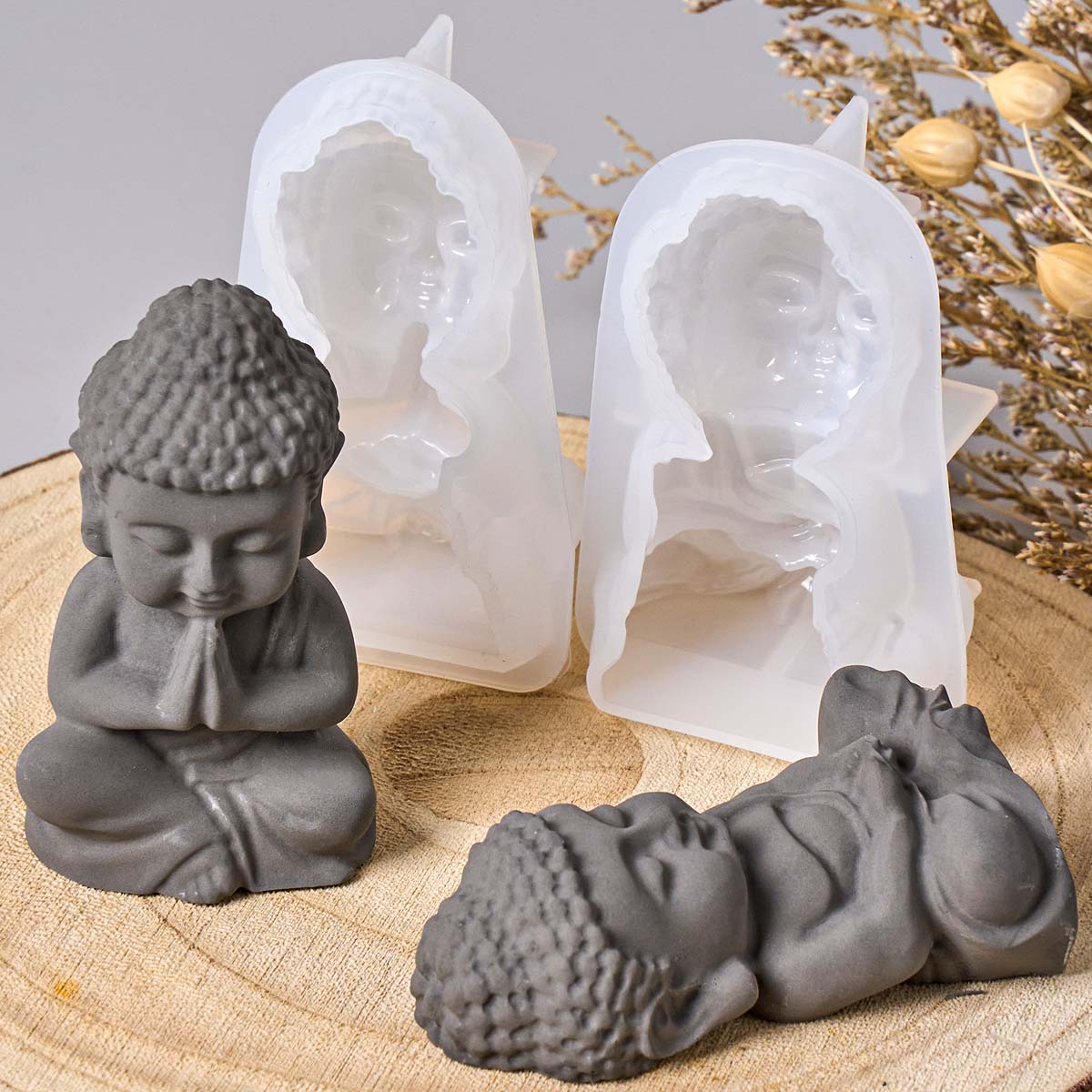 แม่พิมพ์เทียนซิลิโคนรูปพระพุทธ - Zen Candle Supplies บทวิจารณ์และราคา