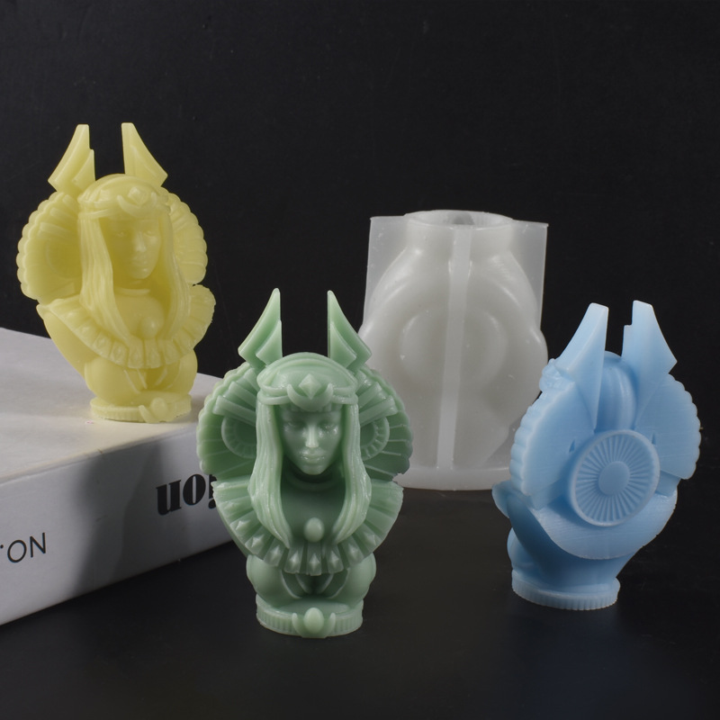 แม่พิมพ์เทียนรูปปั้นราชินีอียิ - Candle. Queen บทวิจารณ์และราคา