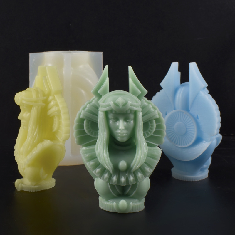แม่พิมพ์เทียนรูปปั้นราชินีอียิ - Candle. Queen บทวิจารณ์และราคา