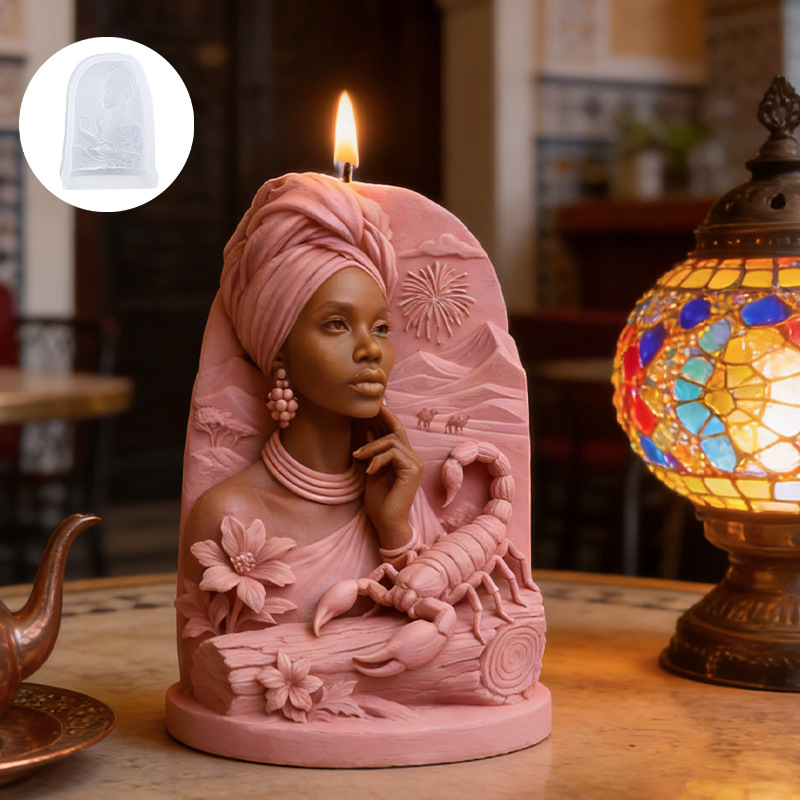 แม่พิมพ์เทียนรูปพระราชินีแห่งท - Candle. Queen บทวิจารณ์และราคา