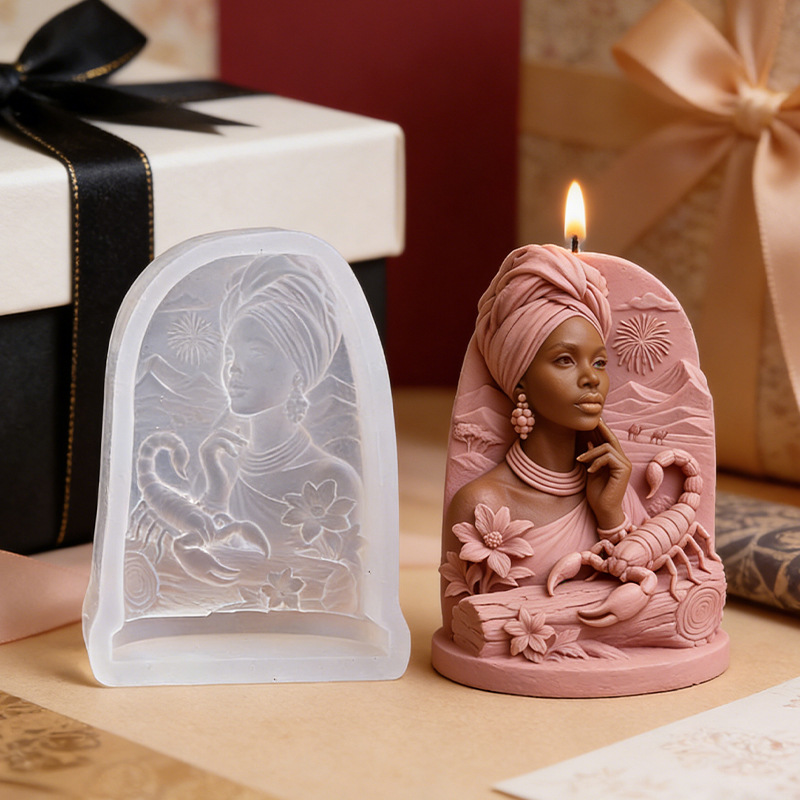 แม่พิมพ์เทียนรูปพระราชินีแห่งท - Candle. Queen บทวิจารณ์และราคา
