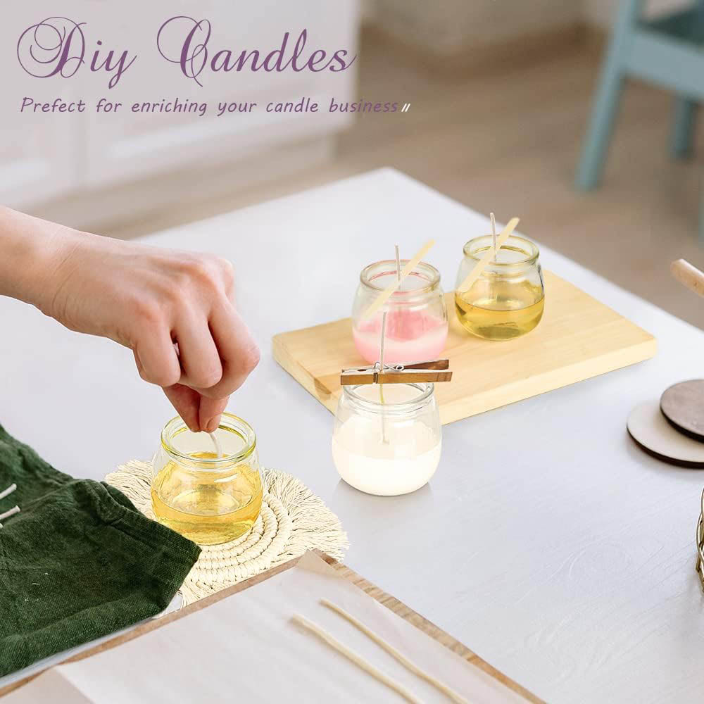ขวดเทียนเปล่าขนาด 200 มล. สำหร - Candle Supplies Glass Jars บทวิจารณ์และราคา